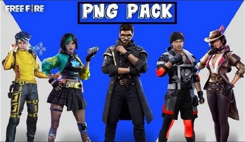 free fire imagens pack png