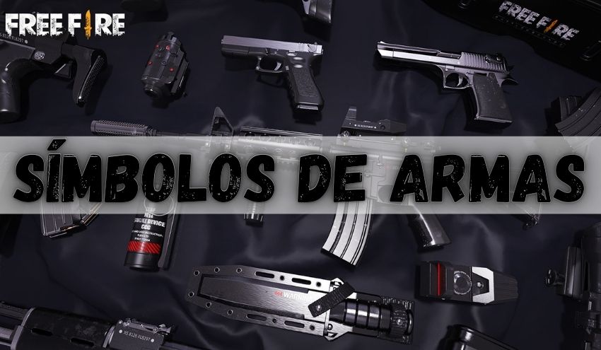 Símbolos de Armas para Nick e Bio FF ︻┳═一 Copiar e Colar