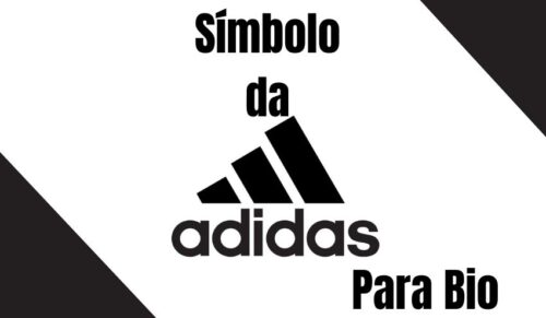 Símbolo da adidas para bio