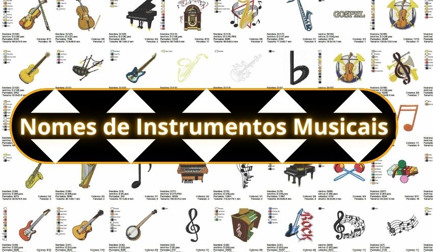 Nomes de Instrumentos Musicais